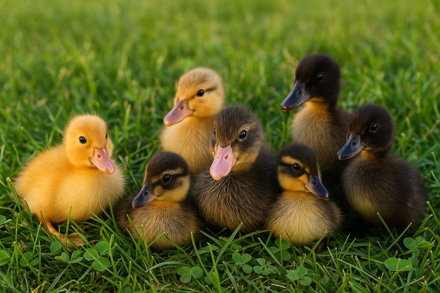 Jonge loopeendjes, Dieren en Toebehoren, Pluimvee, Meerdere dieren, Eend