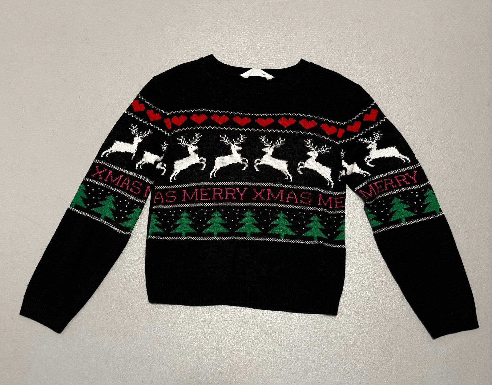 Kersttrui H&M 146-152, Ophalen of Verzenden, Zo goed als nieuw, Jongen of Meisje, Trui of Vest