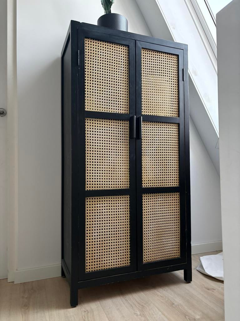 Webbing/rotan kast Xenos, Huis en Inrichting, Ophalen, 50 tot 100 cm, Zo goed als nieuw, Minder dan 100 cm