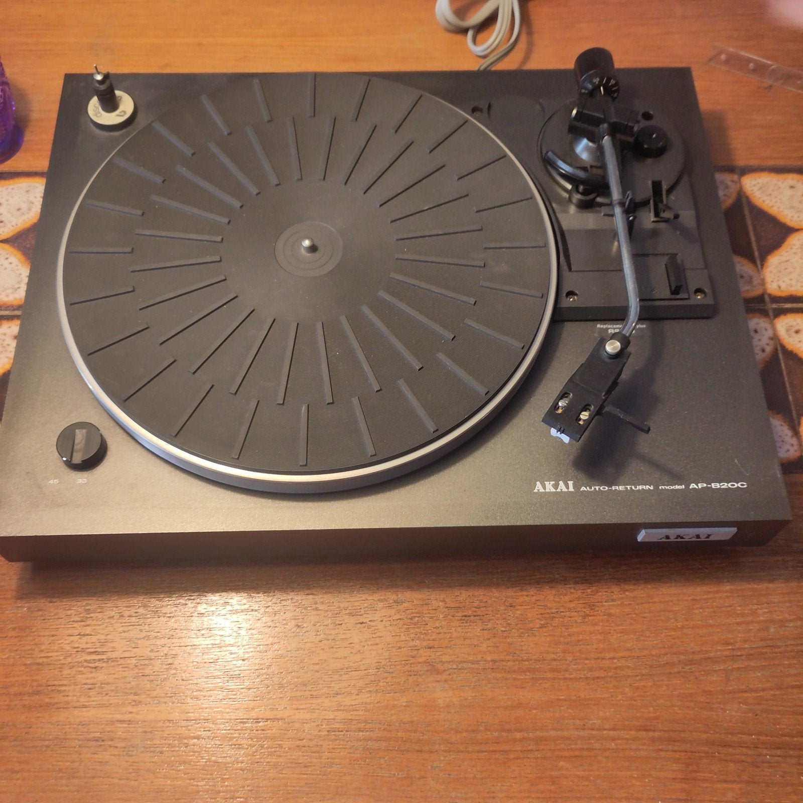 Akai AP-B20C Platenspeler - Auto-Return, Gebruikt, Automatisch, Ophalen of Verzenden, Platenspeler