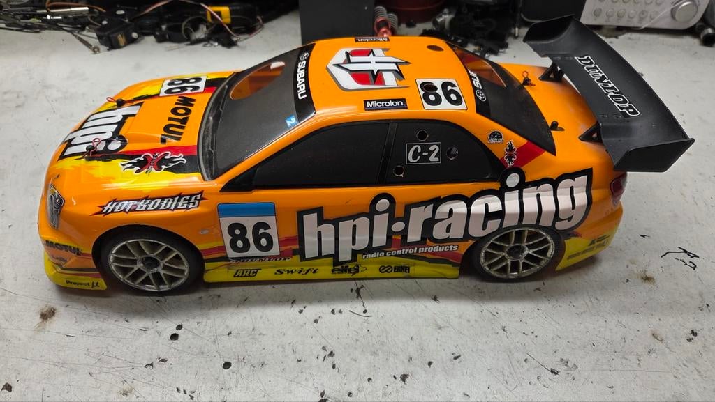 Te koop mooie hpi rs 4, Hobby en Vrije tijd, Gebruikt, Ophalen of Verzenden, Schaal 1:10, Nitro
