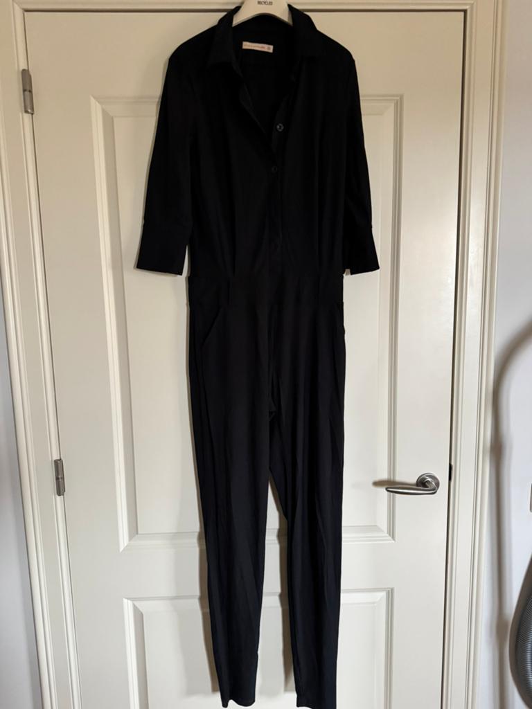 Studio Anneloes jumpsuit Angelique zwart travelstof XS, Kleding | Dames, Jumpsuits, Ophalen of Verzenden, Zo goed als nieuw, Maat 34 (XS) of kleiner