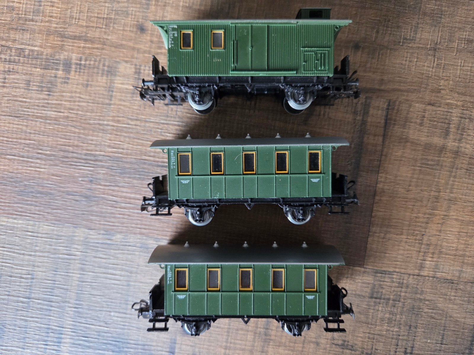Märklin set van 3 rijtuigen: 2x 4007, 1x 4008 - ZGAN, Hobby en Vrije tijd, Modeltreinen | H0, Wisselstroom, Wagon, Ophalen of Verzenden