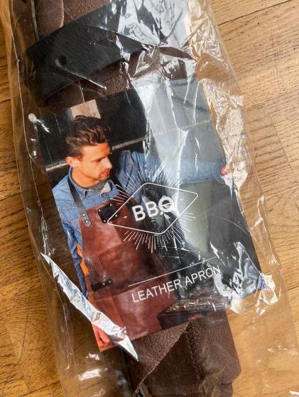 NIEUW | BBQ schort van leer, Ophalen of Verzenden, Nieuw, Bruin, Schort