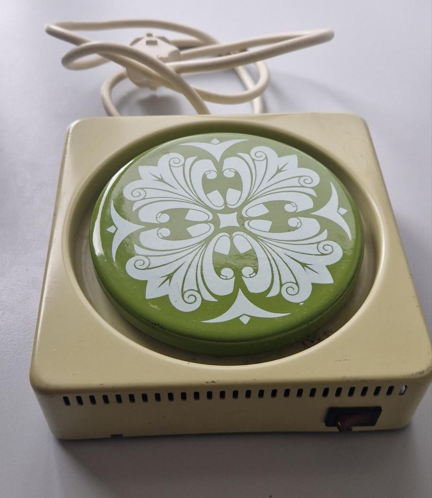 Vintage Opwarmplaatje warmhoudplaatje Doolderop, Ophalen of Verzenden