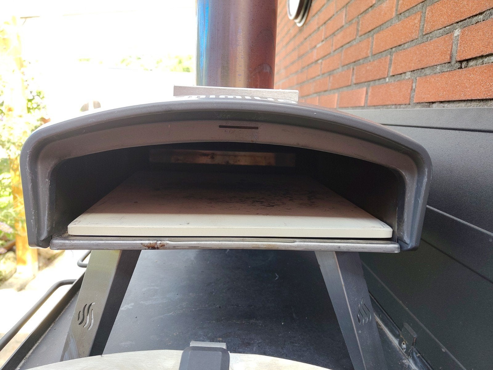 Mimiuo Houtgestookte pizzaoven met thermometer., Ophalen of Verzenden, Zo goed als nieuw
