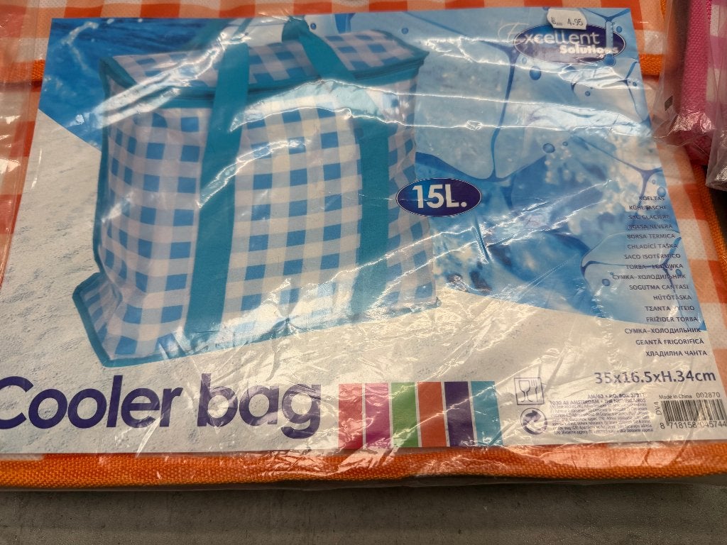 Koeltas oranje - 15 liter - NIEUW - 11172, Ophalen of Verzenden, Nieuw
