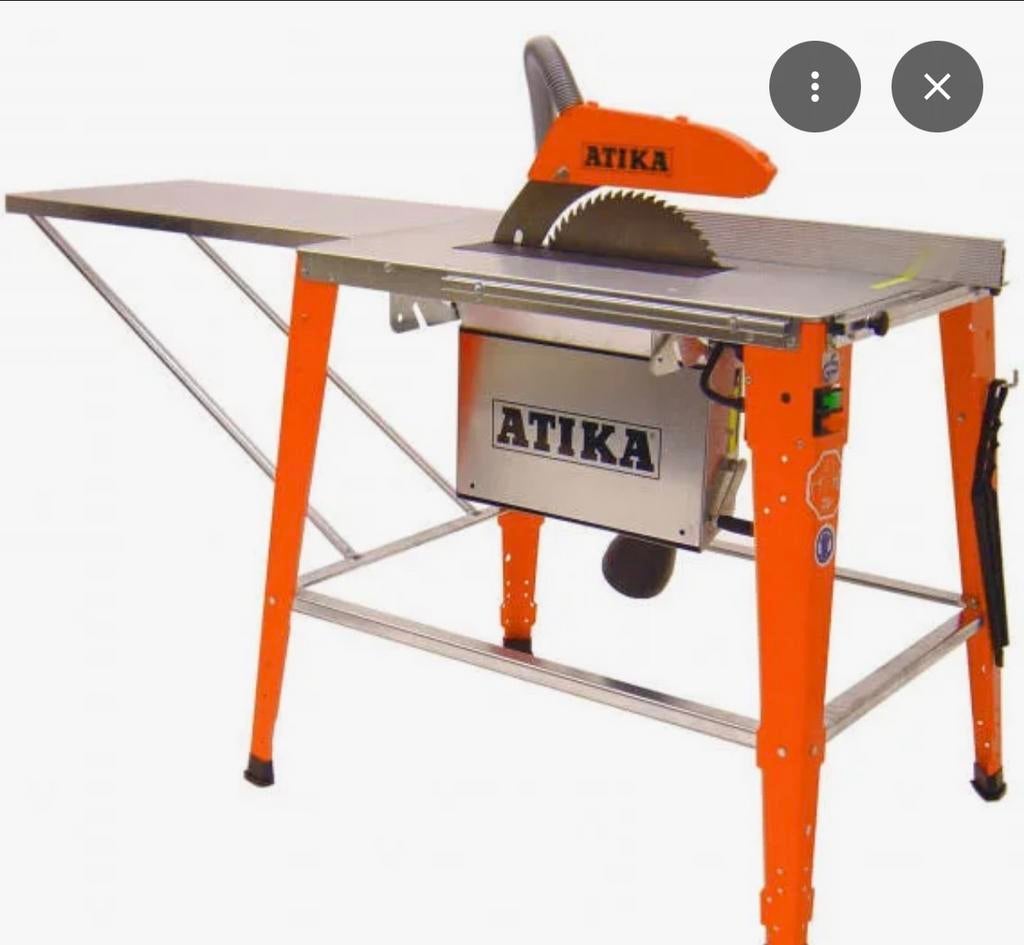 Atika Tafelzaag HT 315, Ophalen, Cirkelzaag, 70 mm of meer, Zo goed als nieuw