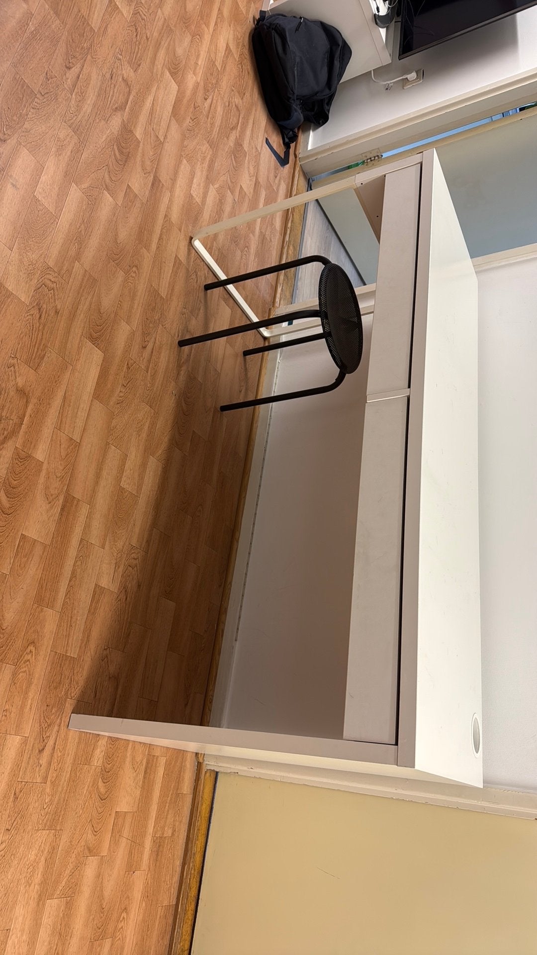 Ikea bureau ‘Micke’ 142x50, Ophalen, Gebruikt, 50 cm, 142 cm