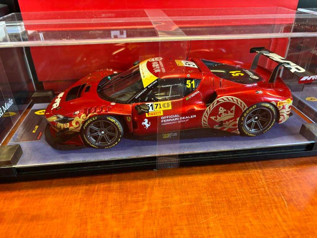 Ferrari 296 GT3 2025 Looksmart 1:18 ! C4F, Overige merken, ., Looksmart, Nieuw