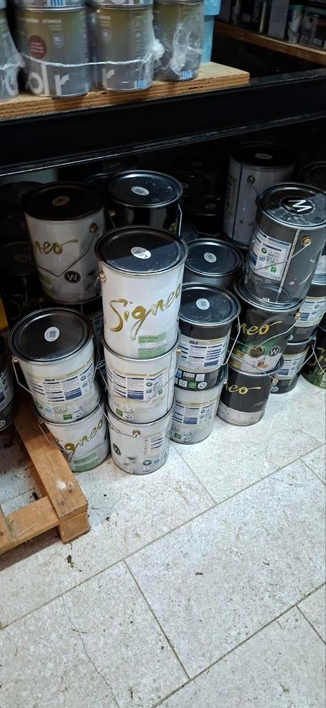 Kwaliteitsverf voor muren en plafonds - Diverse kleuren, 5 tot 10 liter, Wit, Nieuw, Ophalen of Verzenden