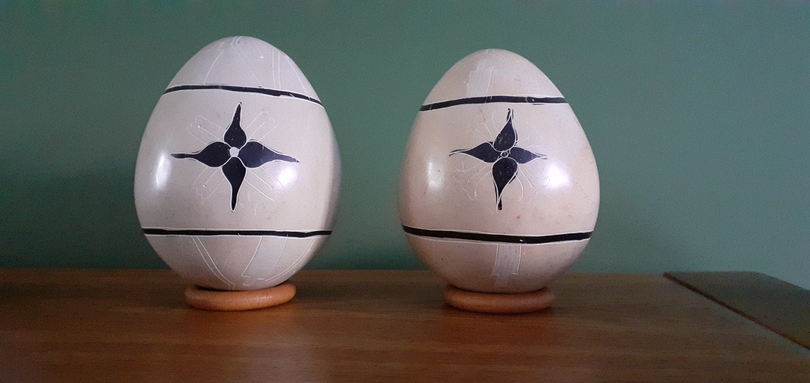 Handgeschilderd Marmeren Ei - Unieke Decoratie, Ophalen