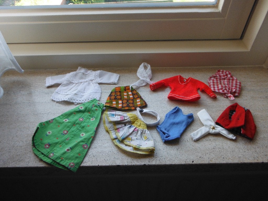 lotje vintage barbie kleertjes, Verzamelen, Ophalen of Verzenden, Gebruikt, Kleertjes