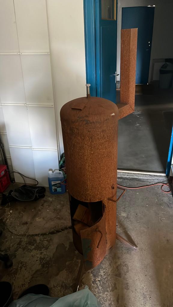 Kachel voor buiten zelfbouw, Tuin en Terras, Tuinhaarden, Ophalen, Zo goed als nieuw