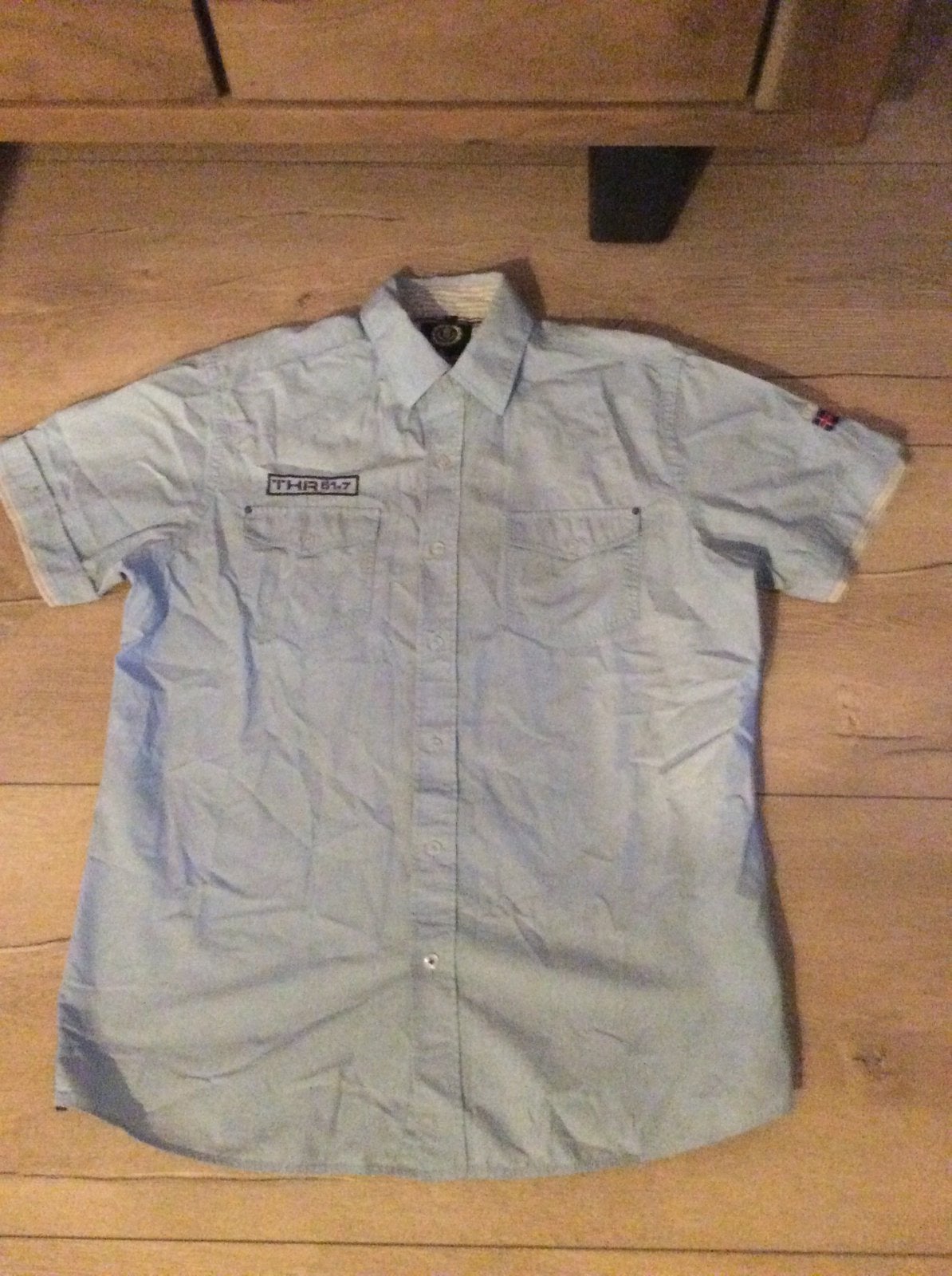 Blouse l lichtblauw third republik, Ophalen of Verzenden, Zo goed als nieuw, Blauw