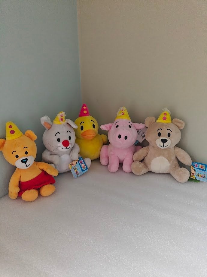 Bumba diertjes knuffels Studio 100 – 5 stuks nieuw, Ophalen, Overige merken, Overige karakters, Overige typen