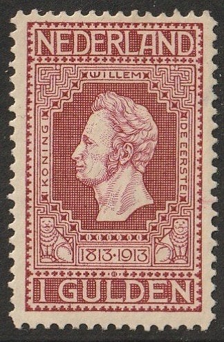 Nederland 1913 nvph 98 Jubileumzegel MNH, Ophalen of Verzenden, T/m 1940, Postfris