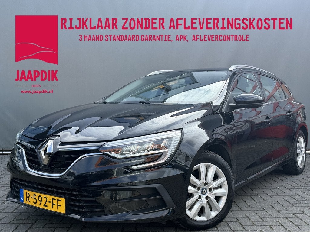Renault Mégane Estate E-tech BWJ 2022 1.6 160 PK E-Tech Plu, Auto's, Renault, Gebruikt, 4 cilinders, Met garantie (alle), Hybride Elektrisch/Benzine