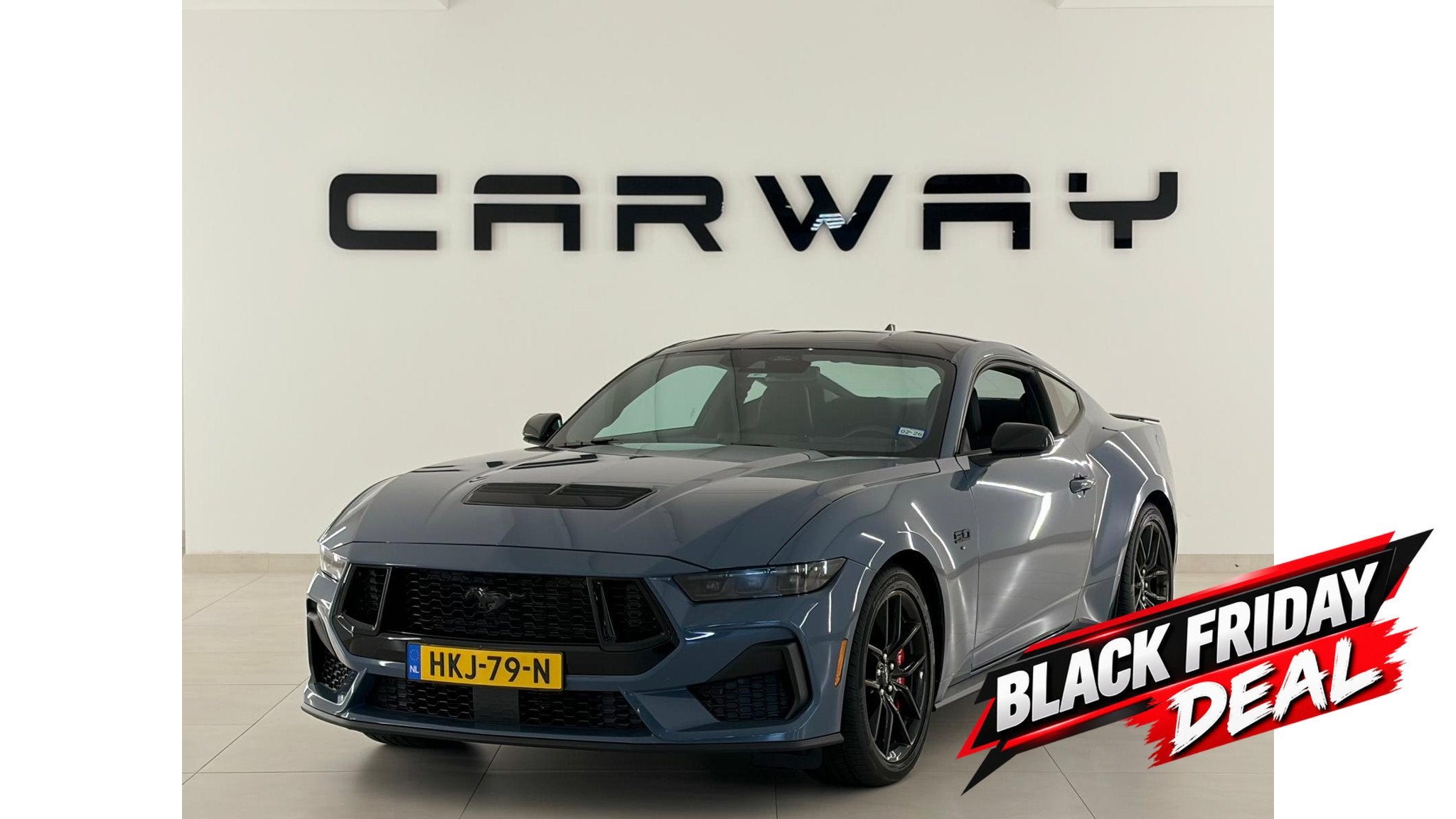 Ford Mustang 5.0 V8 GT BALCK FRIDAY DEAL! NITE PONY, Auto's, Automaat, 1730 kg, Achterwielaandrijving, Gebruikt