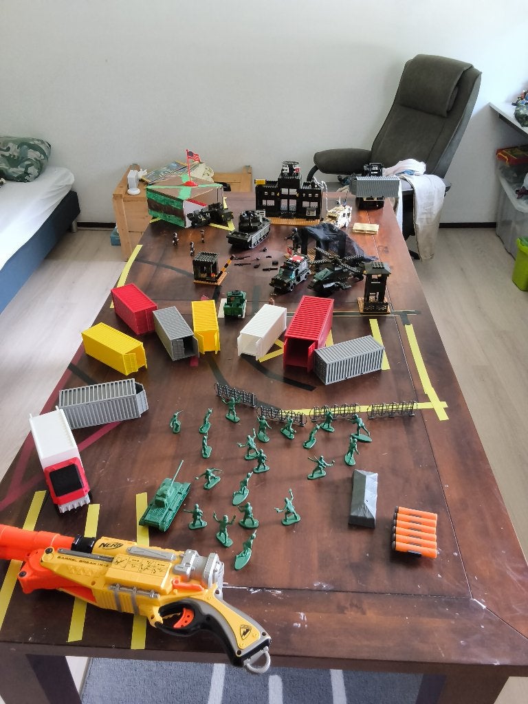 Militair kamp, Ophalen, Zo goed als nieuw