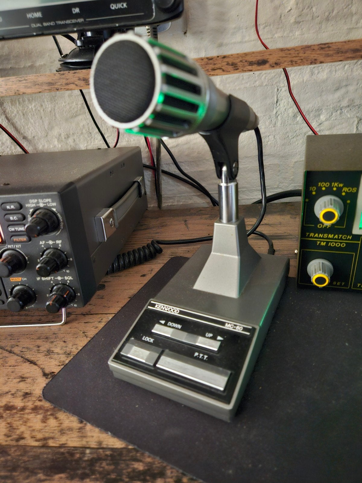 kenwood Mc-60 tafelmicrofoon, Telecommunicatie, Zenders en Ontvangers, Ophalen of Verzenden, Zo goed als nieuw