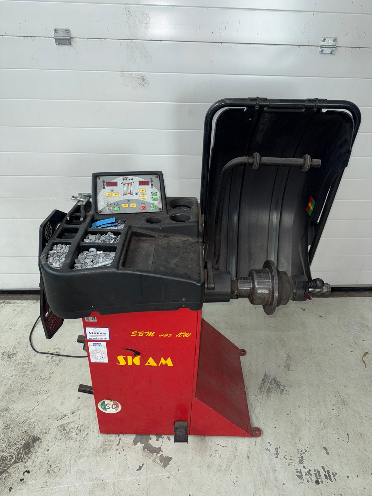 Sicam balanceer machine, Ophalen, Gebruikt