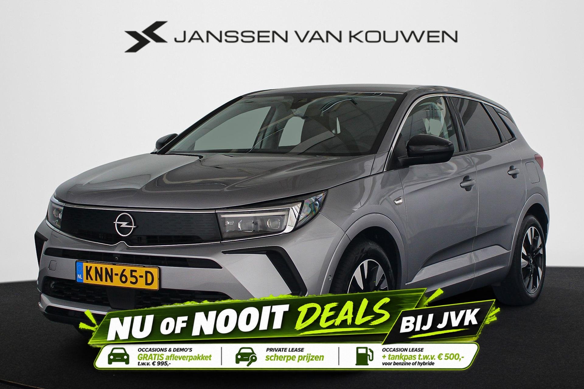 Opel Grandland 1.6 Turbo Plug-In Hybrid 4x4 Ultimate 300 PK, Auto's, 77 km/l, 4 cilinders, 1776 kg, Leder en Stof