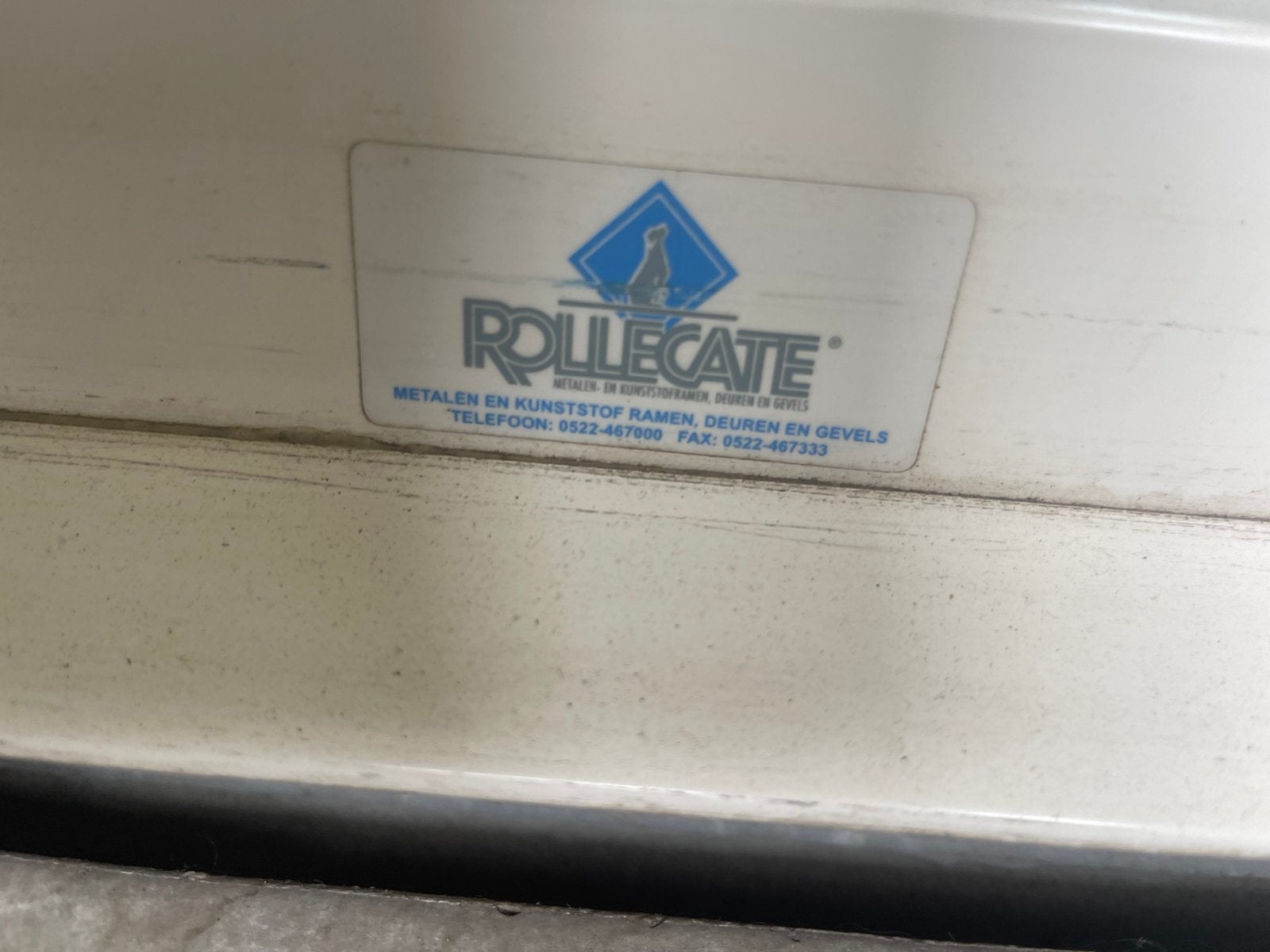 Rollecate stalen kozijn en deur, gratis af te halen, Overige typen, Zo goed als nieuw, Metaal, Inclusief glas