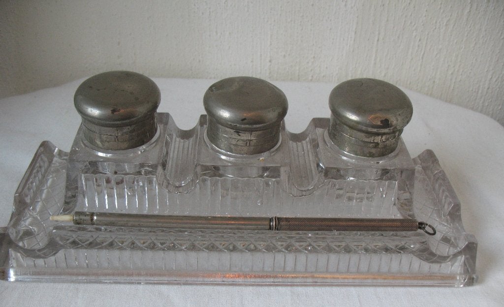 Antieke inktpot, Antiek en Kunst, Ophalen of Verzenden