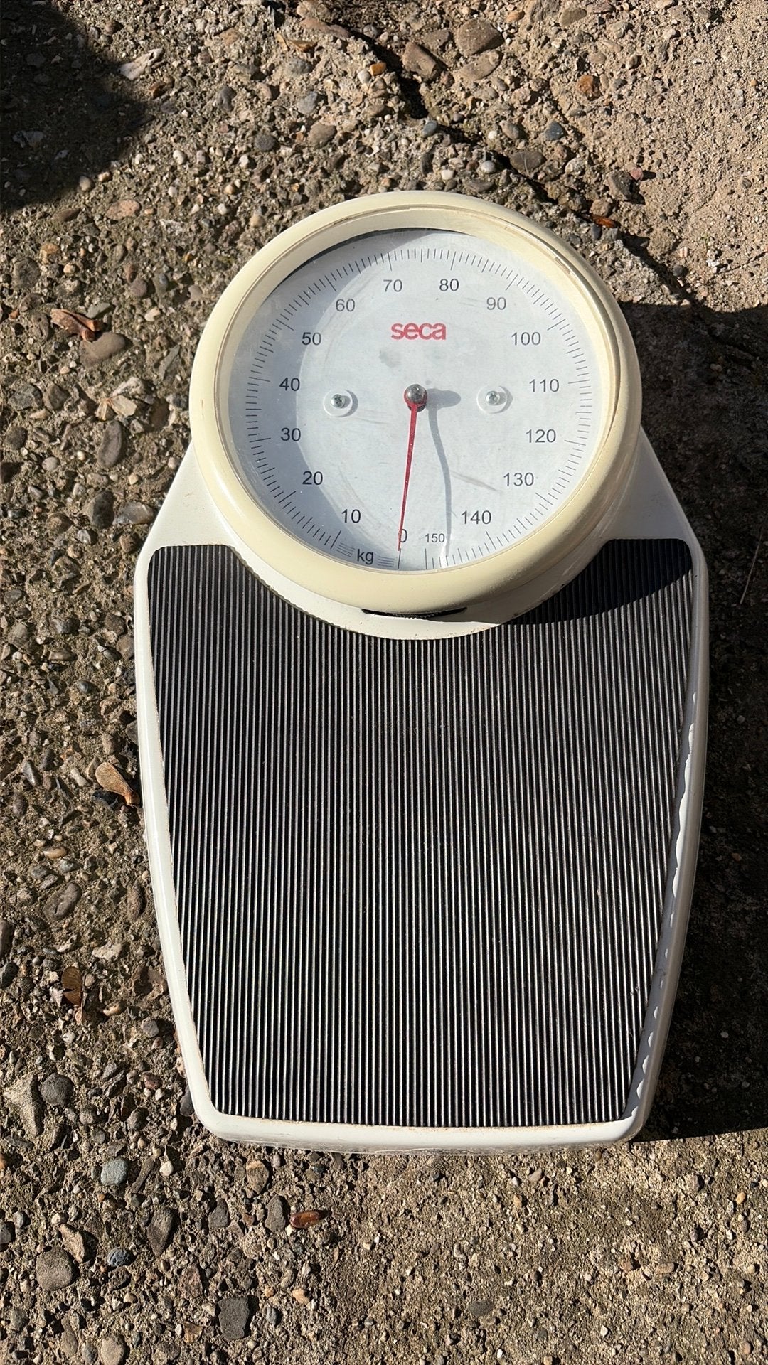 Seca weegschaal, Ophalen, Gebruikt, Analoog, 100 kg of meer