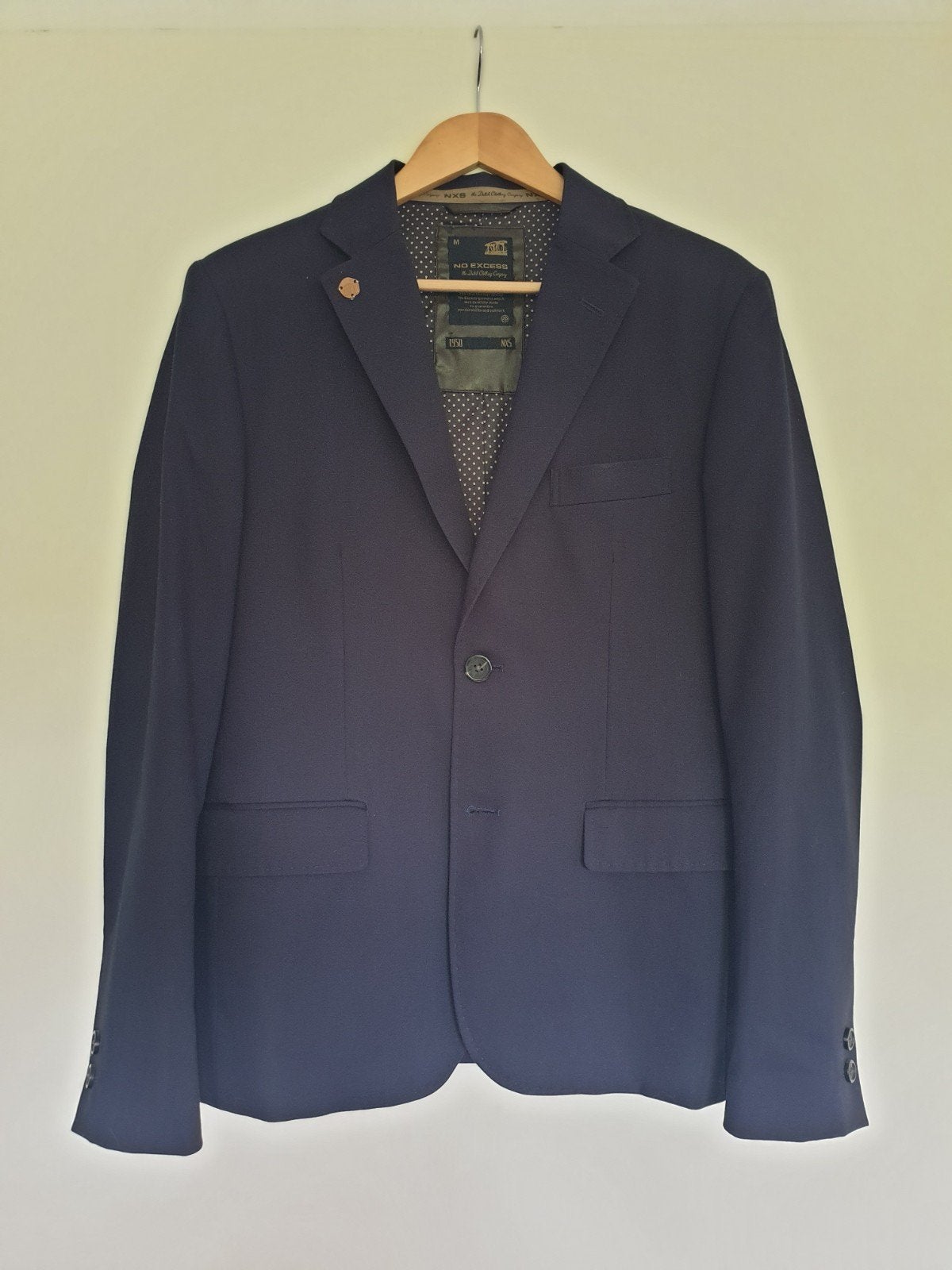 Nette donkerblauwe blazer No Excess (NXS) - Maat M, Ophalen of Verzenden, No Excess, Gedragen, Maat 48/50 (M)