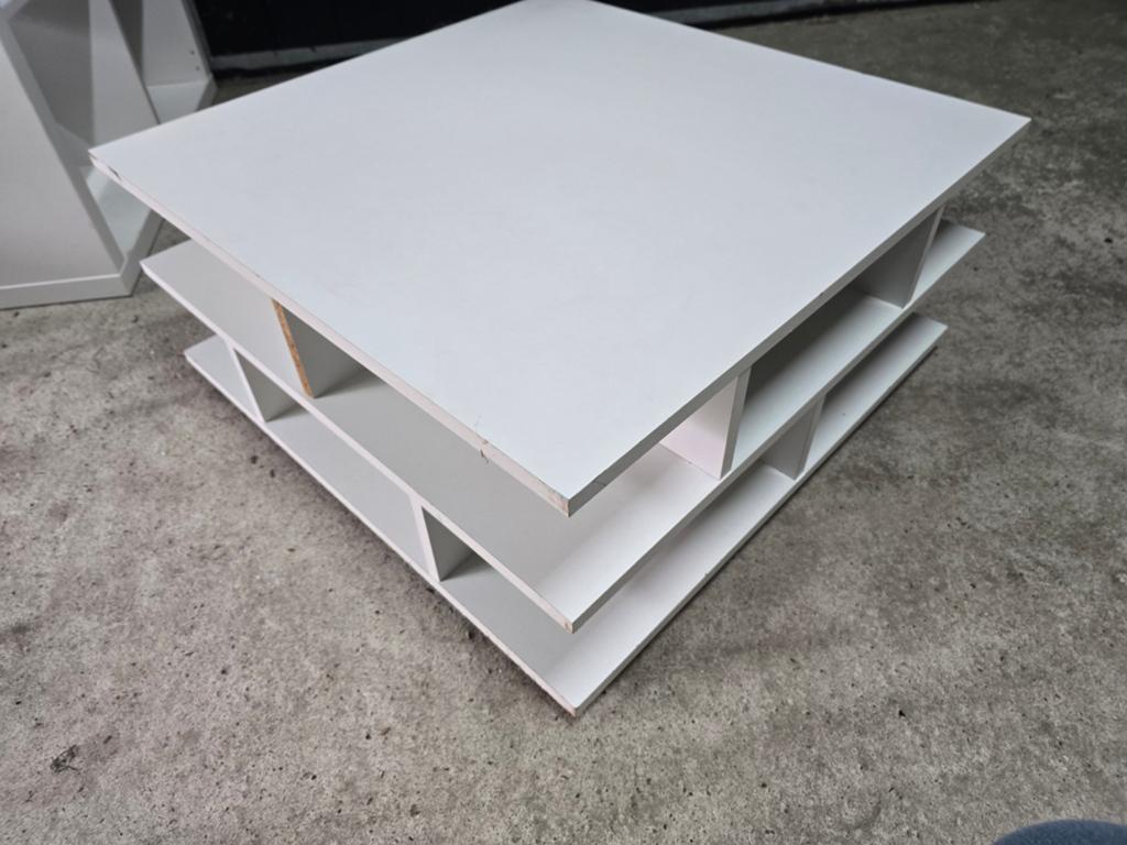 Leenbakker Salontafel wit- gratis af te halen klazinaveen, Ophalen, Gebruikt, 100 tot 150 cm, 50 tot 100 cm