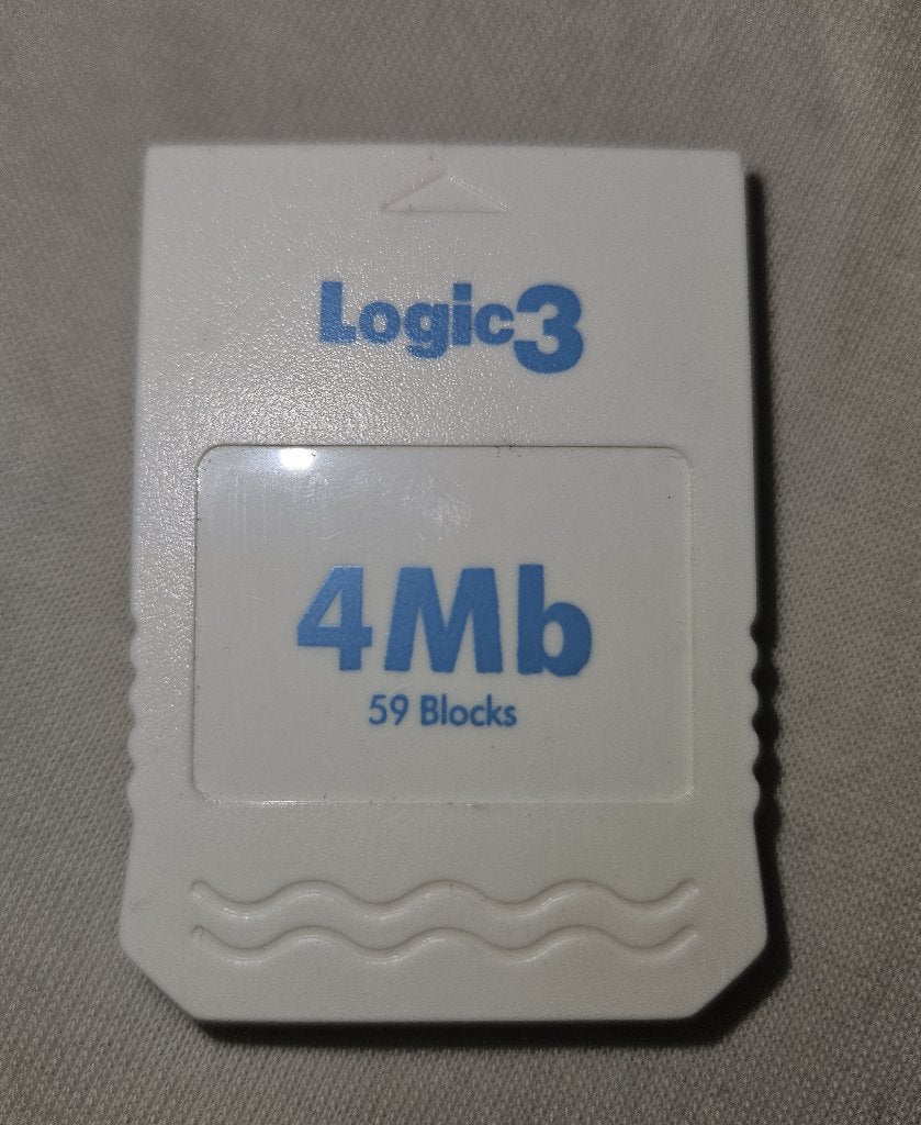 Logic3 PS1 Memory Card 4Mb / 59 Blocks, Ophalen of Verzenden, Gebruikt, Met 1 controller