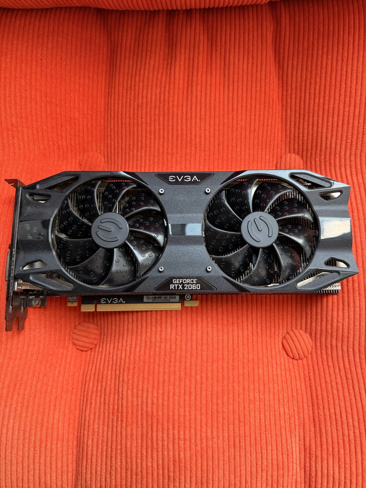 EVGA GeForce RTX 2060 6GB GDDR6 Grafische Kaart, Computers en Software, Videokaarten, PCI-Express 3, Gebruikt, GDDR6, HDMI