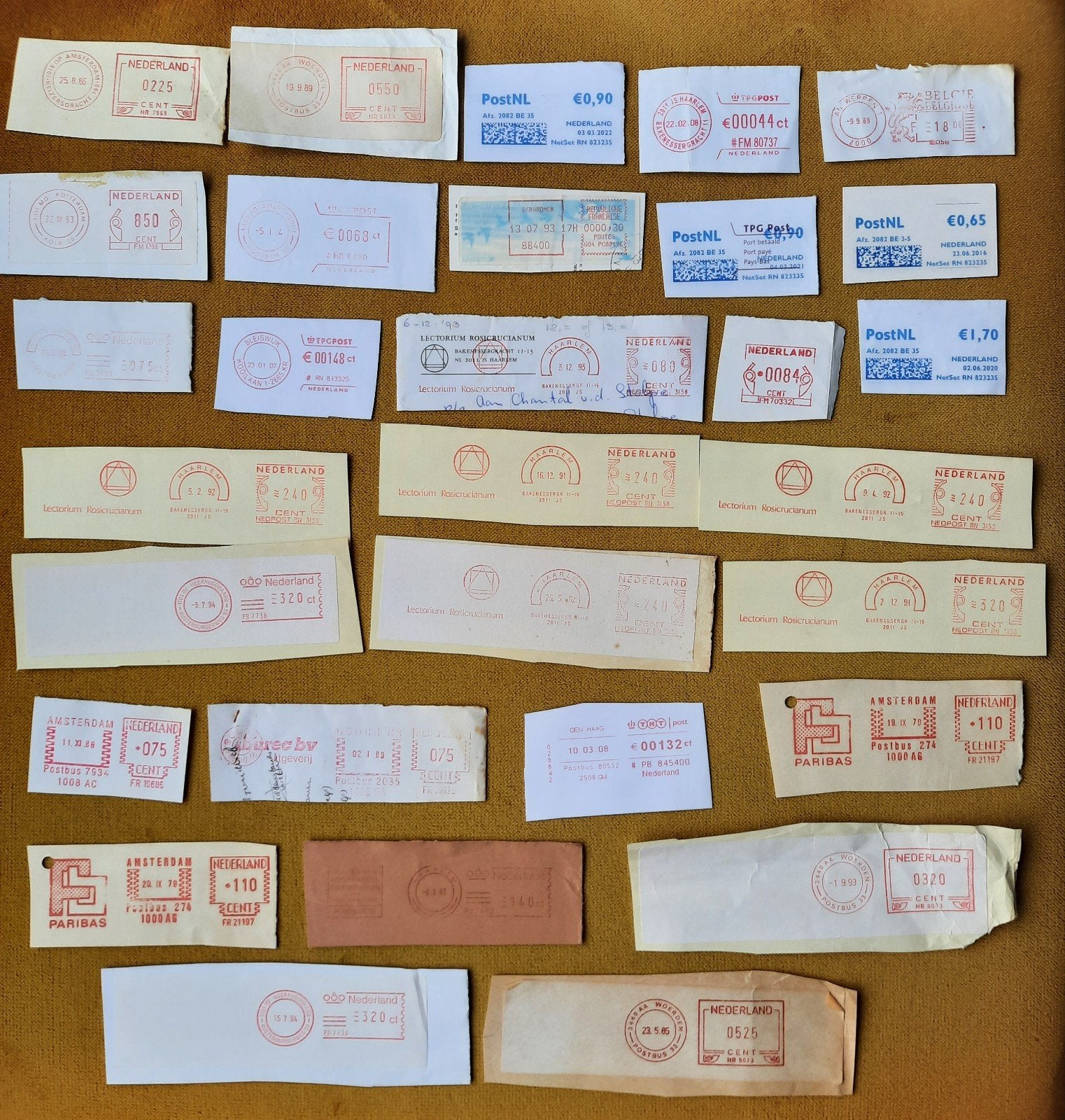 Frankeermachinestroken, Postzegels en Munten, Ophalen of Verzenden, Envelop