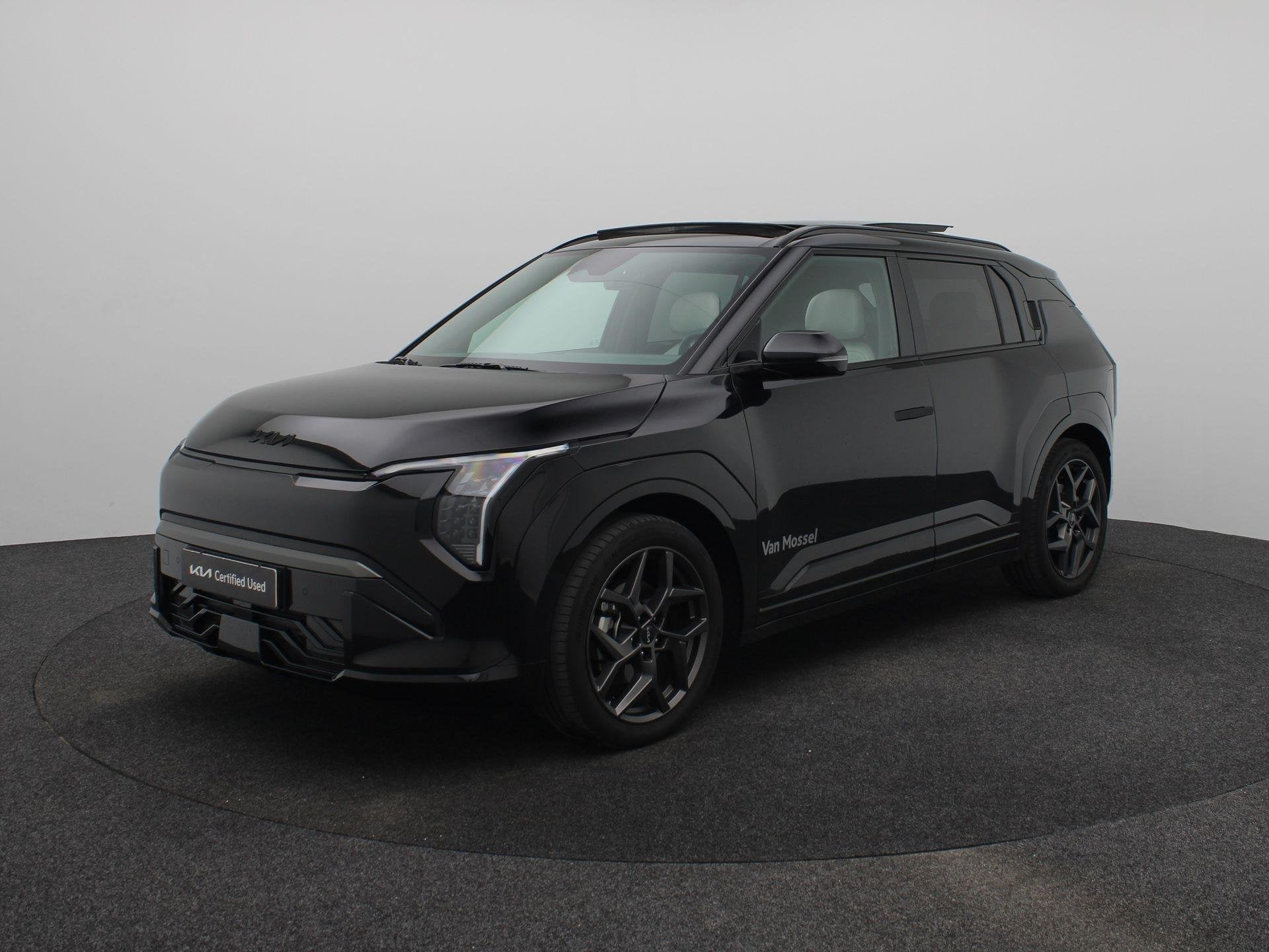 Kia EV3 GT-Line 81.4 kWh | DEMO | Black Pakket | Stoel en St, Auto's, Kia, 510 min, Lichtsensor, Zwart, Origineel Nederlands