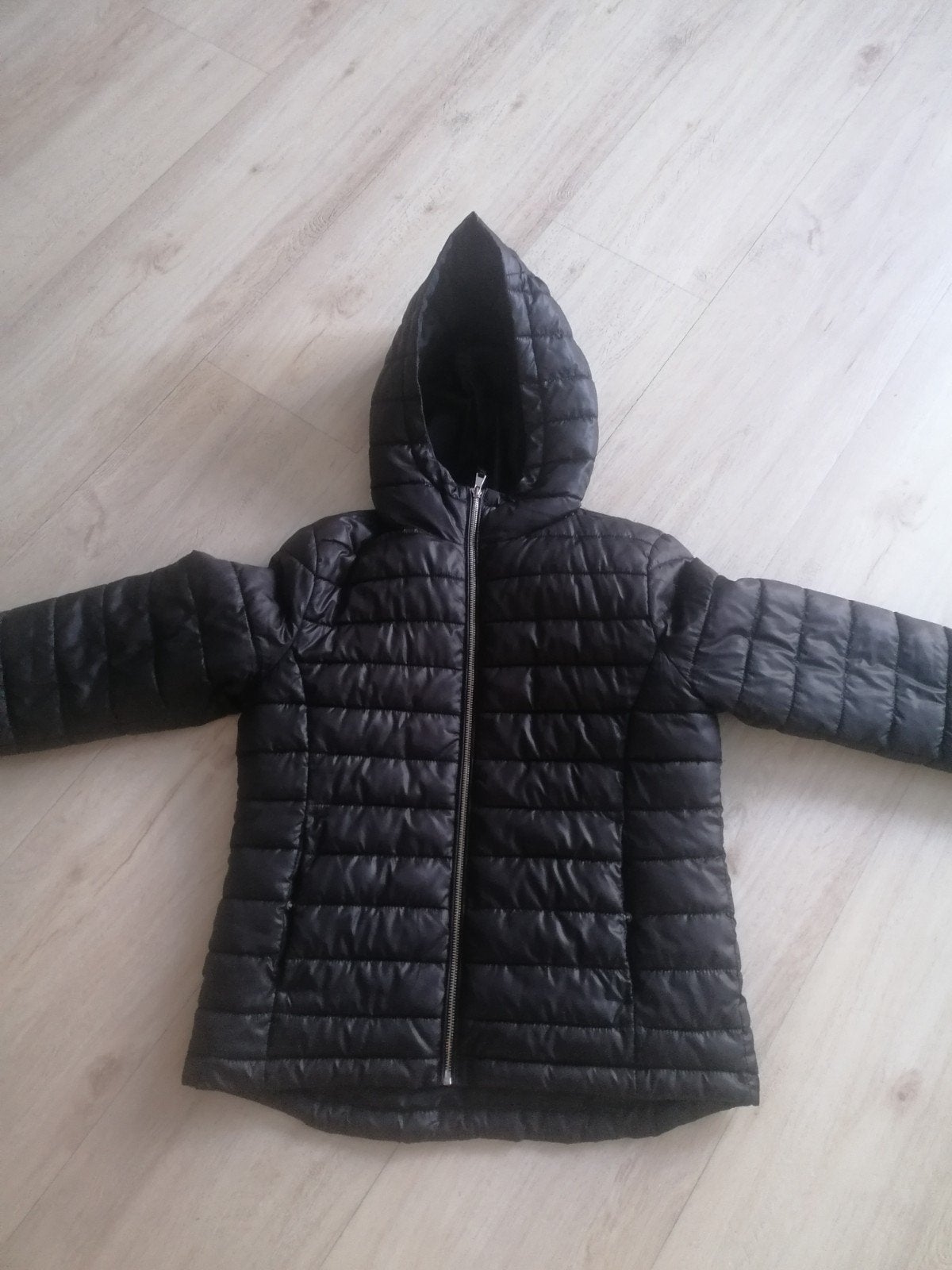 Jas..., Ophalen, Zwart, Maat 42/44 (L), Zo goed als nieuw