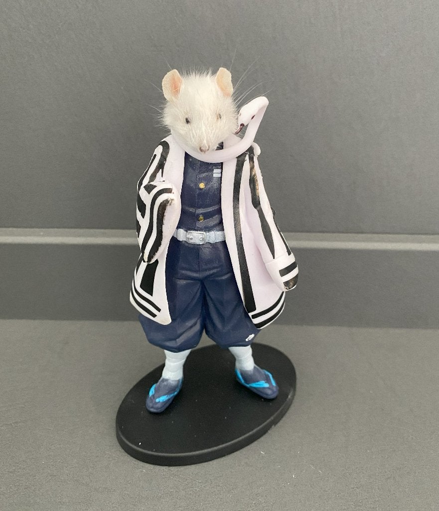 Iguro Obanai - Anime muis taxidermie, Ophalen of Verzenden, Nieuw, Vogel, Opgezet dier