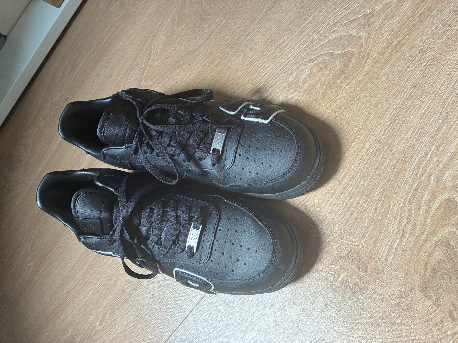 Nike Air Flea Air Force 1 - Maat 45 - Perfecte Staat, Verzenden, Zwart, Sneakers of Gympen, Zo goed als nieuw