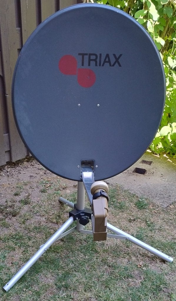 Triax Camping satteliet schotel, Ophalen, Zo goed als nieuw, (Schotel)antenne, Overige merken