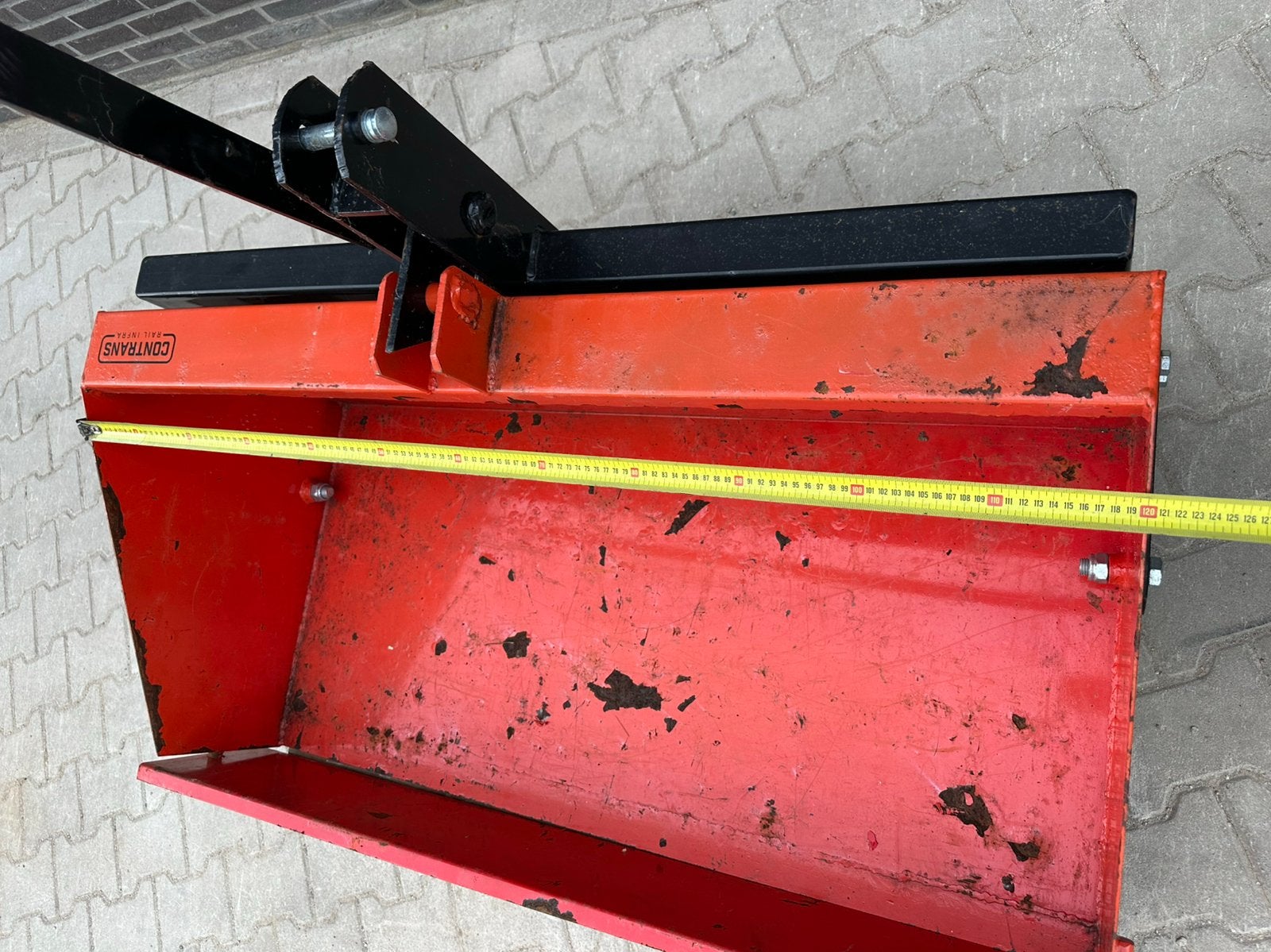 Grondbak / Kiepbak minitrekker 120 cm, Ophalen of Verzenden, Gebruikt