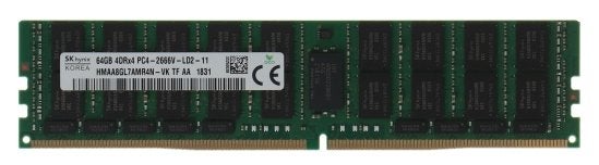 HMAA8GL7AMR4N-VK Hynix 64GB DDR4 4DRx4 PC4-21300 2666Mhz 1.2, Niet ingevuld, Gebruikt, Verzenden, Server
