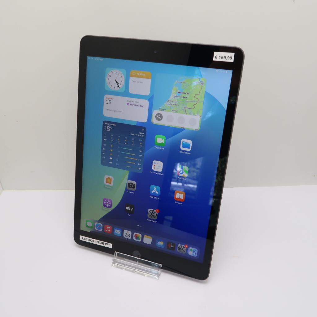 iPad 2020 8th Gen 128GB Wifi Space Gray | in Goede Staat