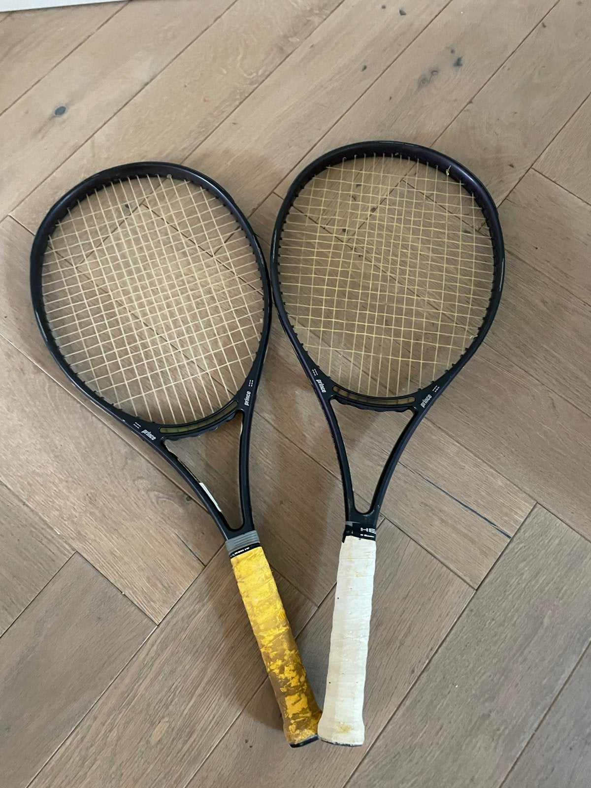 2x Prince CTS Synergy DB 26 Oversize Tennisrackets, Ophalen, Gebruikt, Racket, Prince