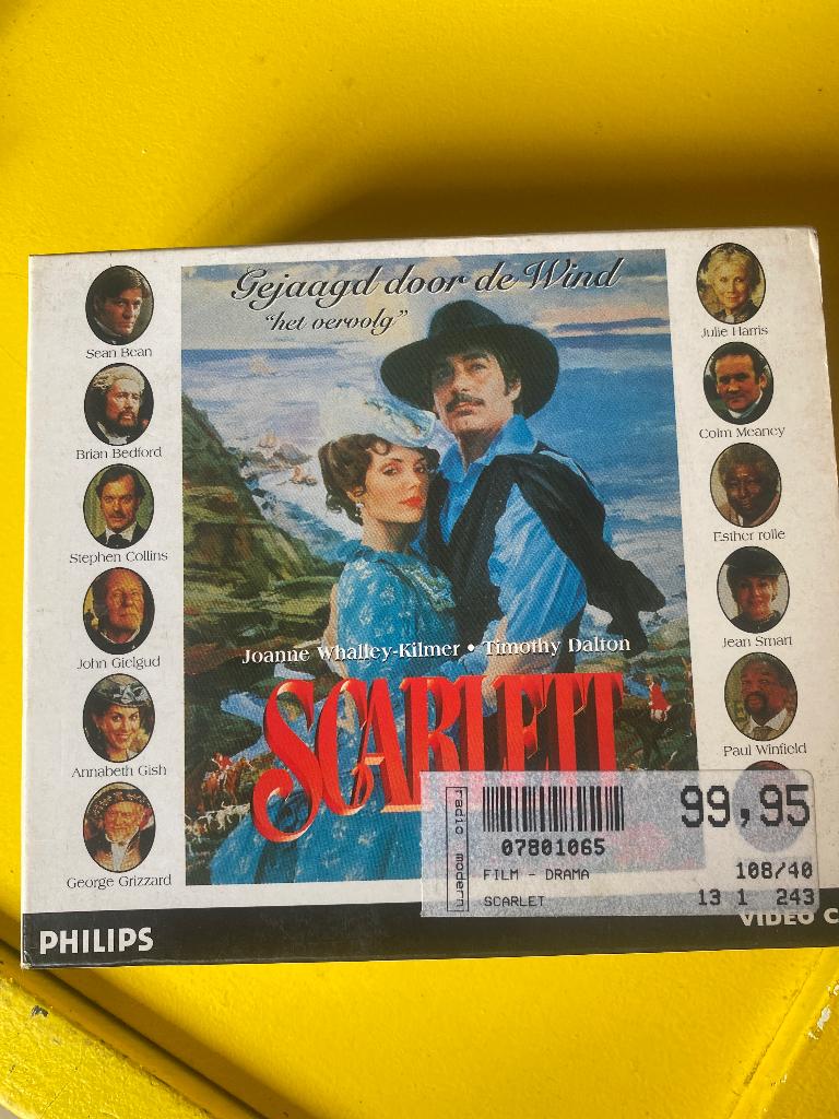 Scarlett Gejaagd Door De Wind ( 4 videocd box ), Cd's en Dvd's, Alle leeftijden, Ophalen of Verzenden, Zo goed als nieuw