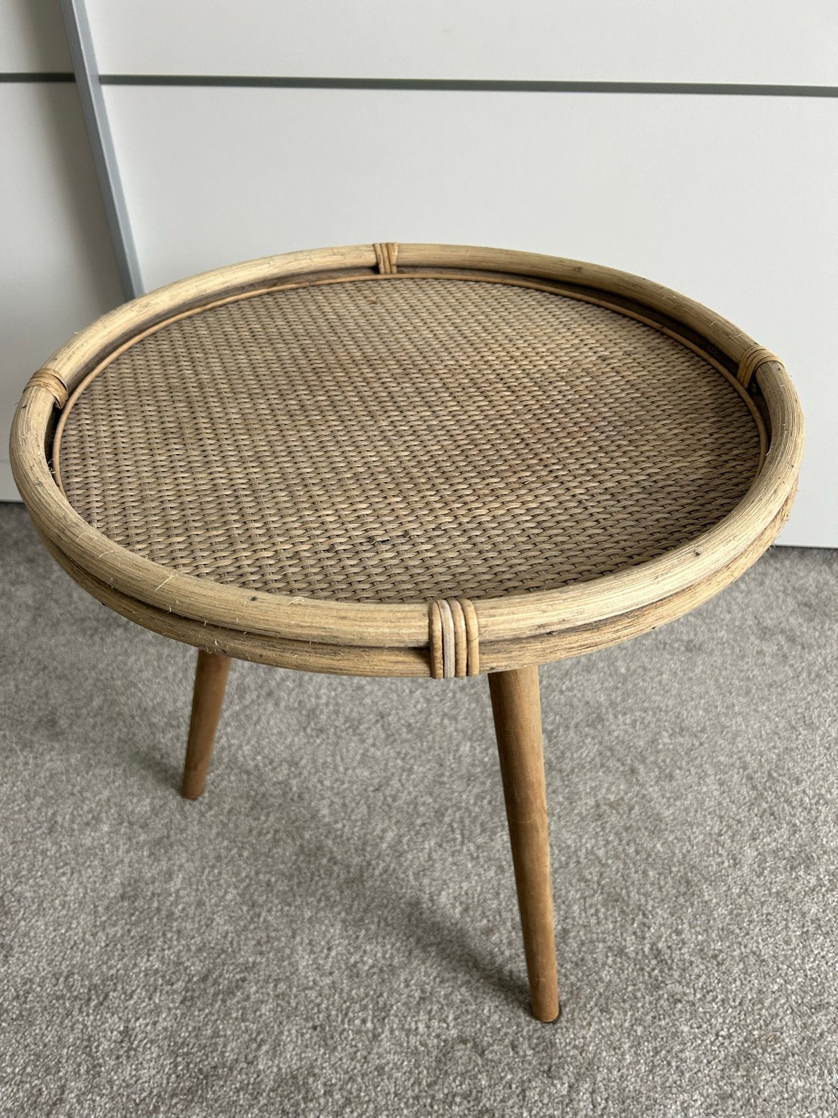 Kids Depot Mylla Rotan bijzettafel, Huis en Inrichting, Tafels | Bijzettafels, Ophalen, Minder dan 45 cm, Minder dan 55 cm, Rond