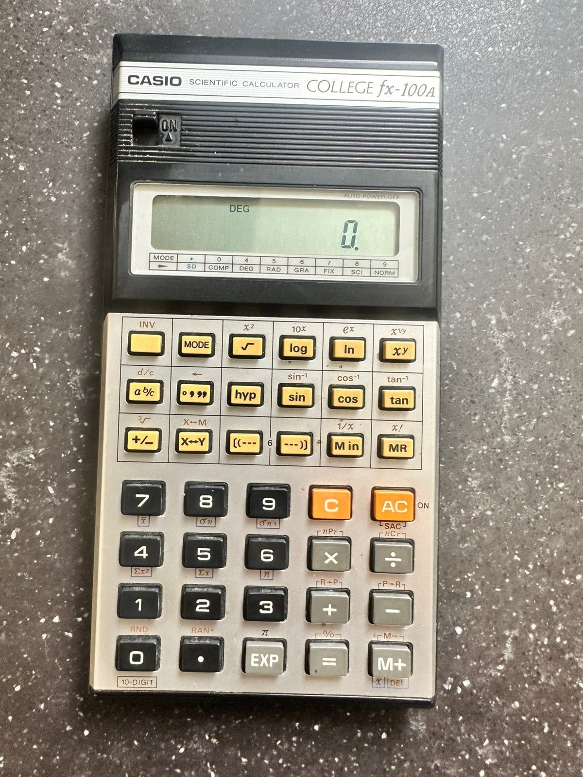 Casio jaren 80/90 Rekenmachine  prima in orde, Diversen, Rekenmachines, Ophalen of Verzenden