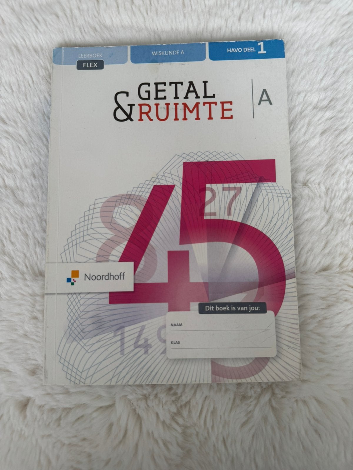 Getal & Ruimte Wiskunde A HAVO deel 1 (3 boeken voor €35), Verzenden, Zo goed als nieuw, HAVO, Wiskunde A