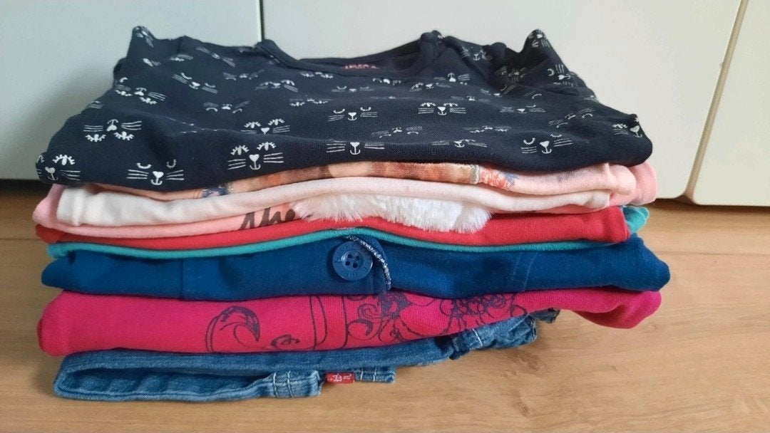 pakketje meisjeskleding mt 74, Kinderen en Baby's, Babykleding | Maat 74, Ophalen of Verzenden, Gebruikt, Meisje, Setje