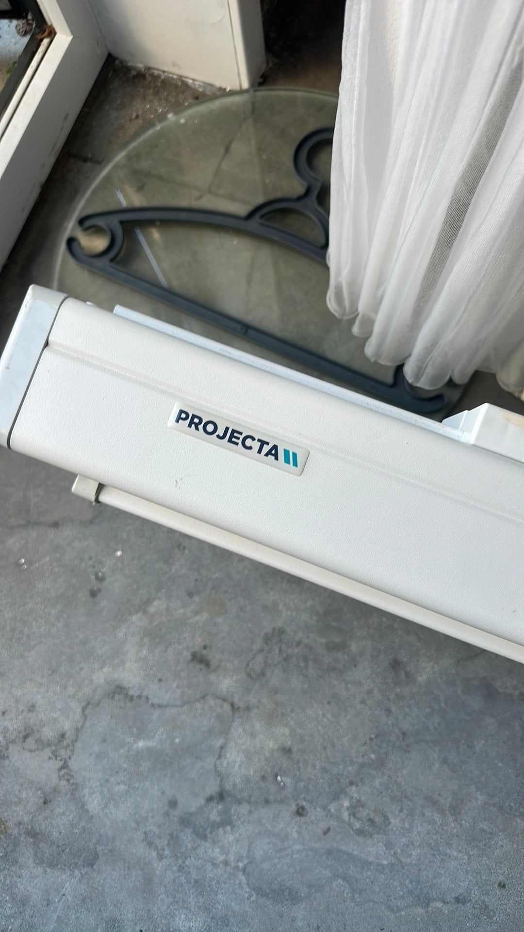 Projecta beamerscherm 200/153, Ophalen, Handmatig, Gebruikt